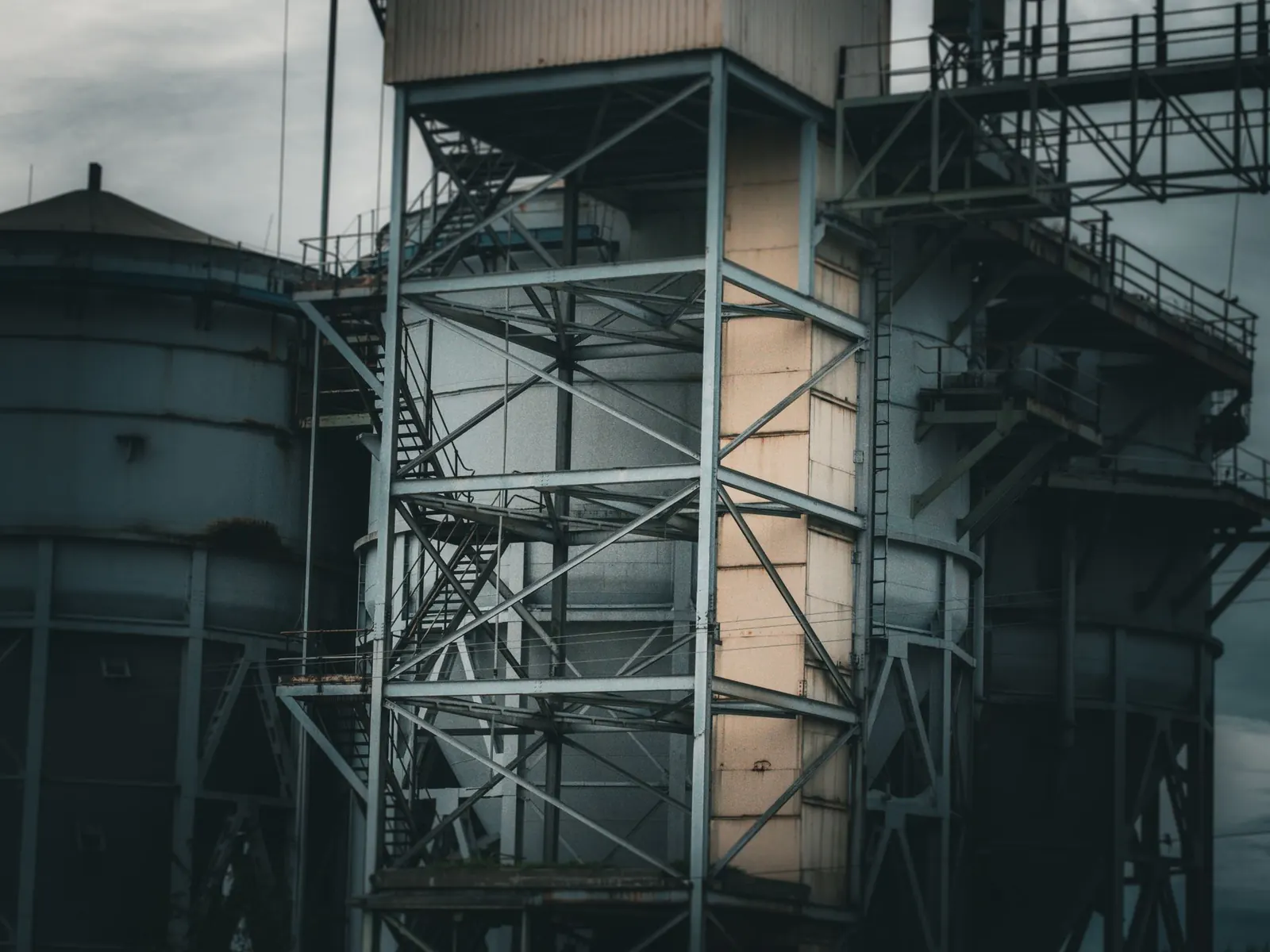 Estrutura metálica industrial
